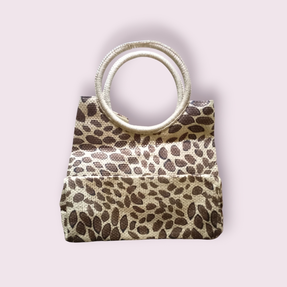 Avon Mark Leopard Print Tote Bag Purse